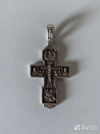 Крест серебрянный 925