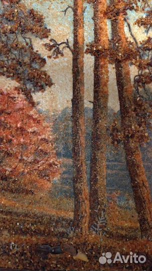 Янтарное панно