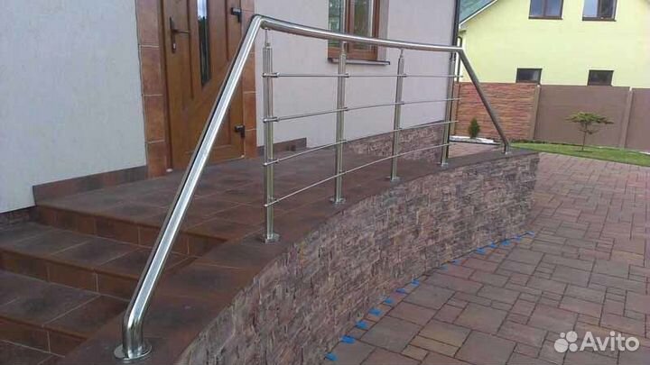 Перила нержавейка для крыльца