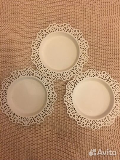 Тарелка IKEA белая