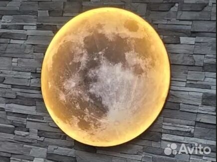 Светодиодный светильник луна