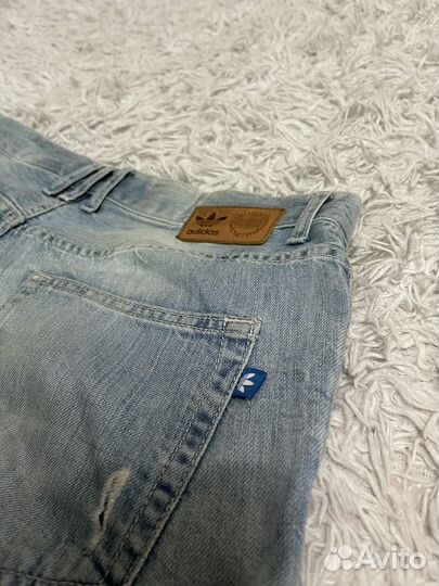 Джинсовые шорты Adidas