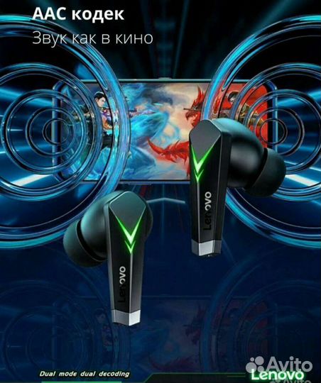 Беспроводные наушники Lenovo LP6