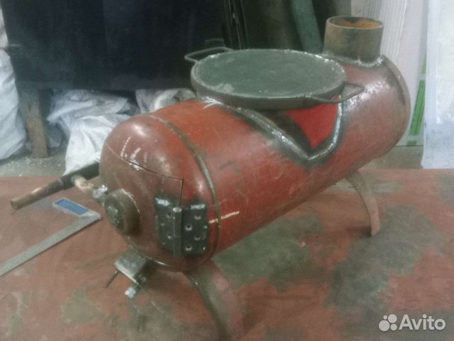 Печи из газовых баллонов