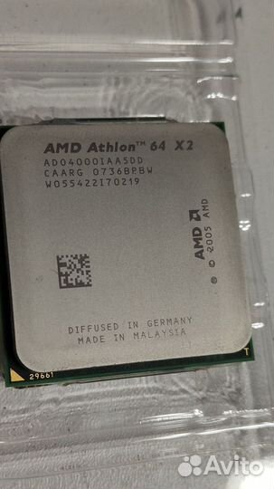 Процессор amd athlon 64 x2