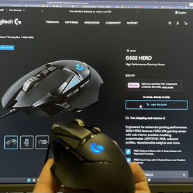 Logitech G502 Hero 25000 sens 9 кнопок