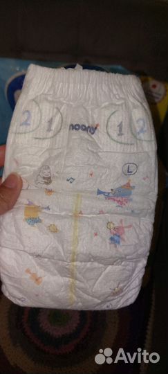 Подгузники Moony L, 32 штуки