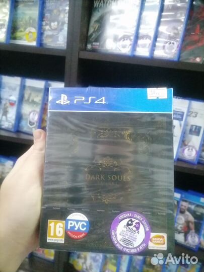 Dark Souls Trilogy ps4 новый в плёнке