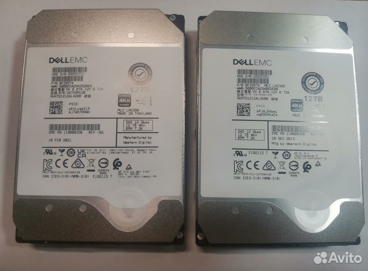 Жесткие диски Dell EMC