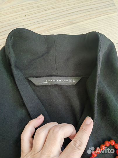 Платье женское черное Zara, р. XL, Испания