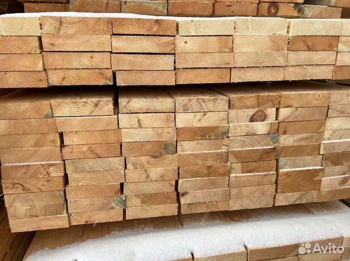 Доска обрезная 40х150х6000мм с доставкой