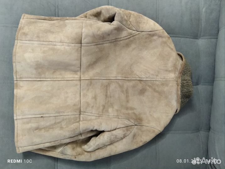 Дубленка натуральная мужская 48 50 размер