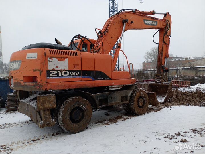 Колёсный экскаватор DOOSAN Daewoo SOLAR 210W-V, 2012