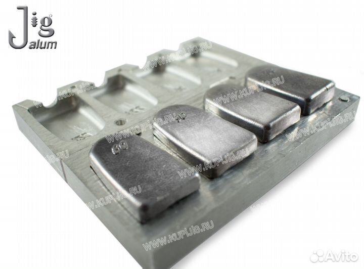 Форма для литья грузил фидерной кормушки от 80 до