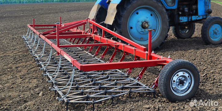 Борона Feat Agro БНЗ-9 С кованым зубом, 2023