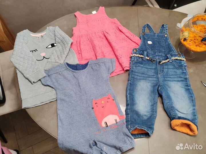 Детские вещи пакетом для девочки 74-86