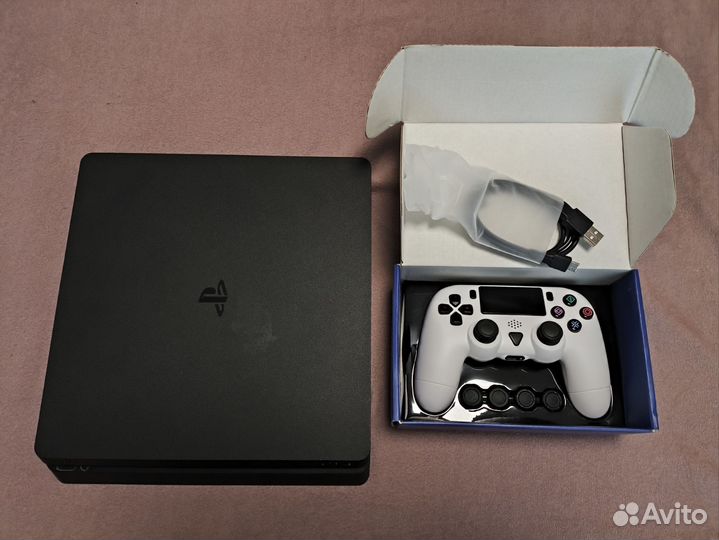 Игровая приставка ps4 slim 1tb