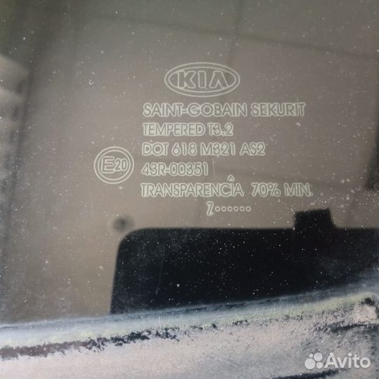 Kia Ceed SW универсал 2006- Стекло заднее левое