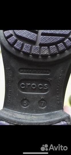 Сапоги crocs 37 38 размер