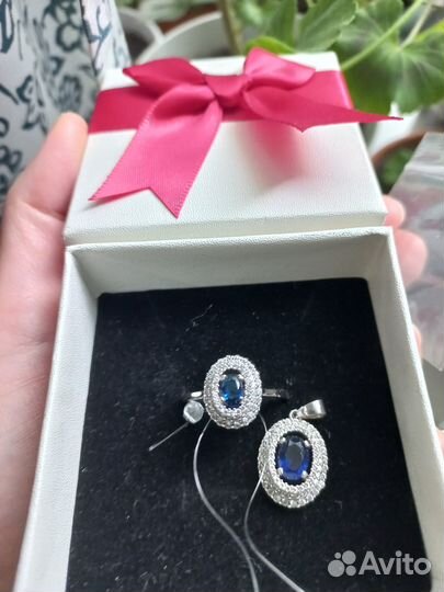 Кольцо и кулон серебро