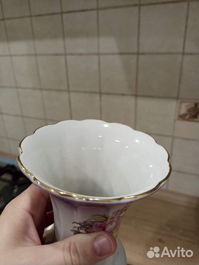 Ваза СССР фарфоровая Коростень