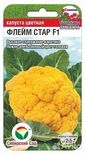 Семена Капуста цветная флейм стар F1 10 шт Сибирск