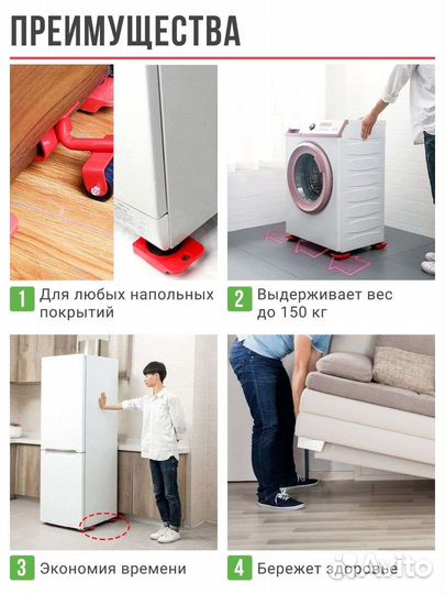 Новый домкрат для мебели, транспортер мебели