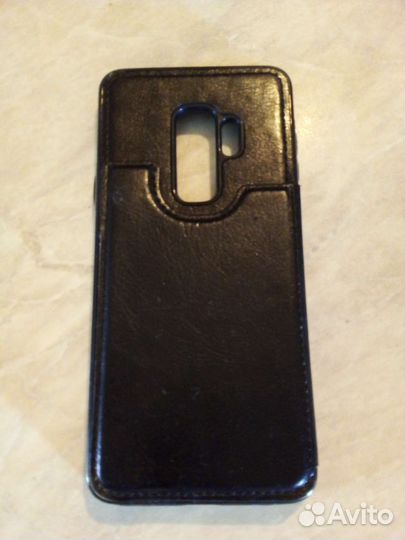 Чехол S9 S7edge нат.кожа