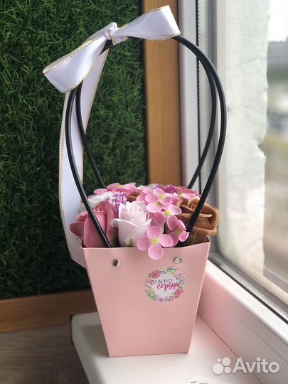 Мыльные цветы Воспитателю.Букет учителю