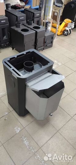 Печь для бани Варвара мини с левым баком