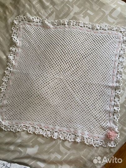 Новый плед для малышки на выписку