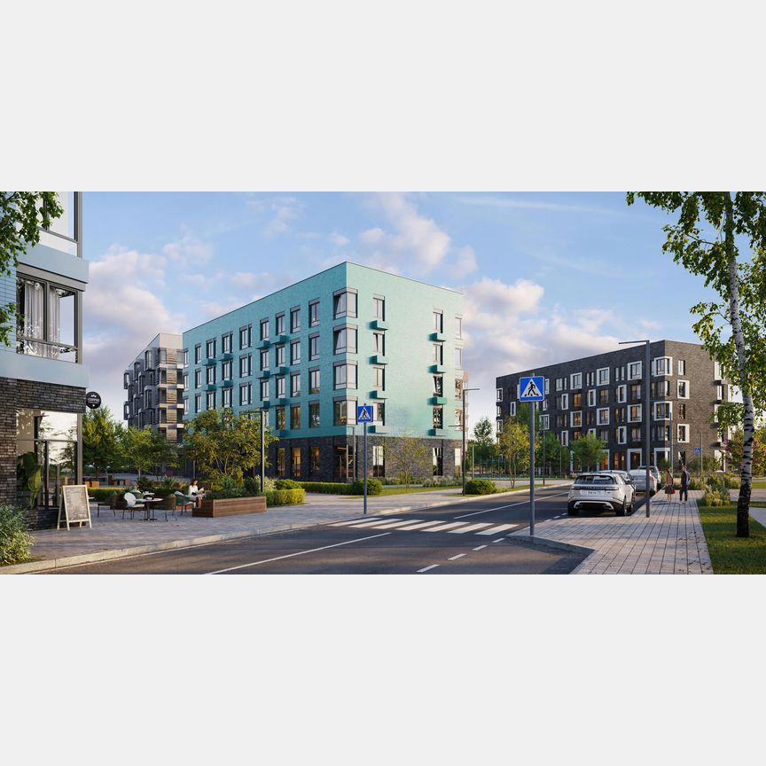 1-к. квартира, 44,4 м², 1/5 эт.