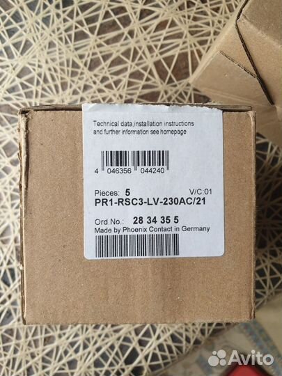 Реле 2834355 phoenix contact