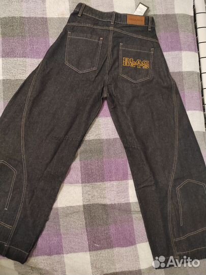 Джинсы мужские широкие