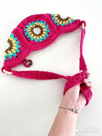 Вязаная кросс боди