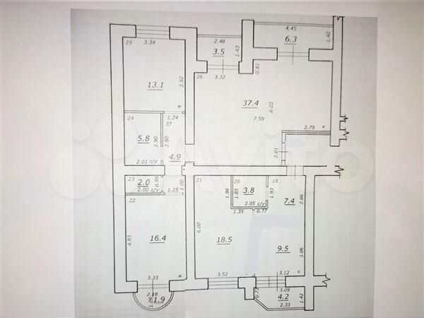 4-к. квартира, 140 м², 9/14 эт.
