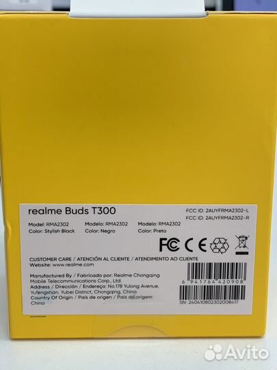 Беспроводные наушники realme Buds T300