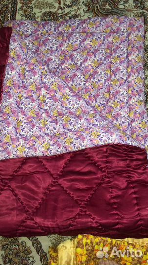 Одеяло новое пуховое и шерстеное