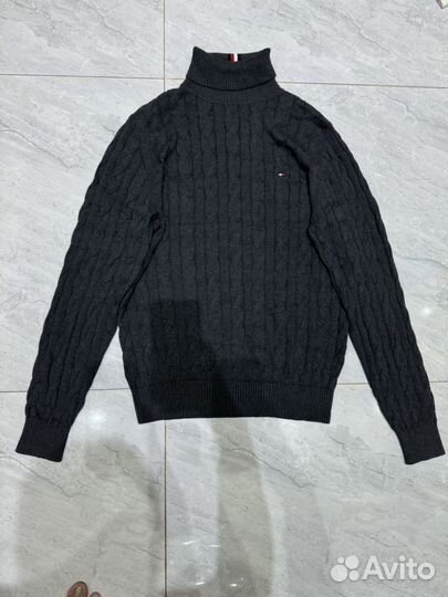 Свитер водолазка вязанный