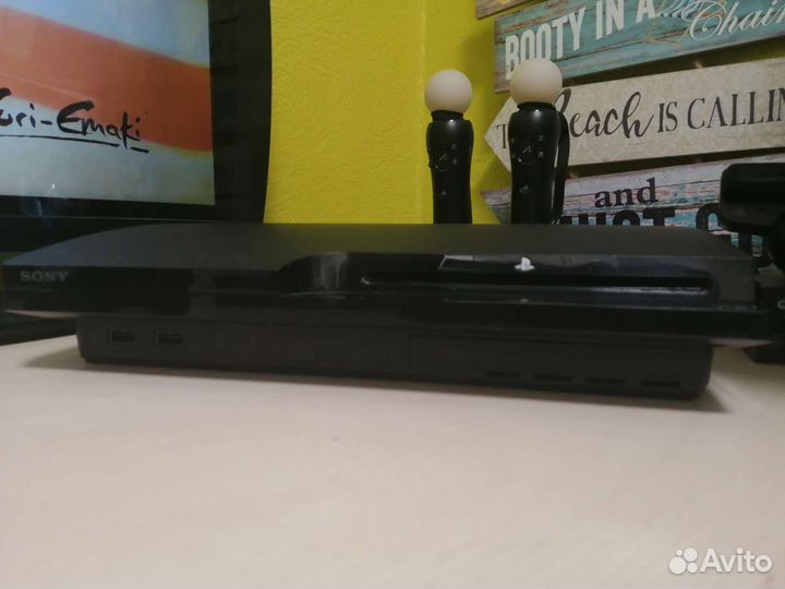 Sony PlayStation Slim PS3 & 100 игр