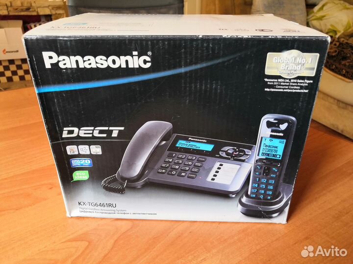 Радиотелефон Panasonic KX-TG6461RU, доп. трубки