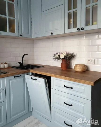 Кухня угловая эмаль гарнитур