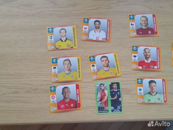 Наклейки Panini euro 2020 по футболу