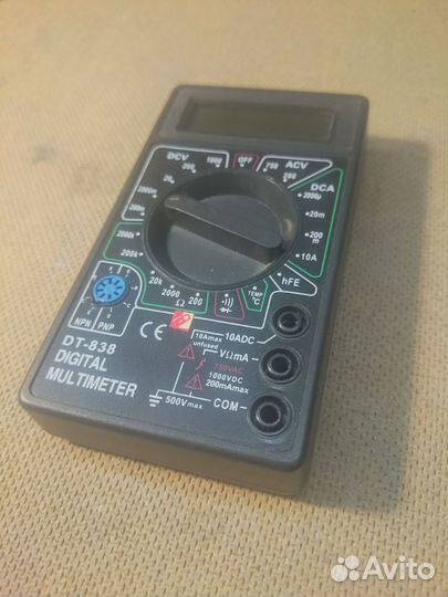 Тестер мультиметр мини цифровой