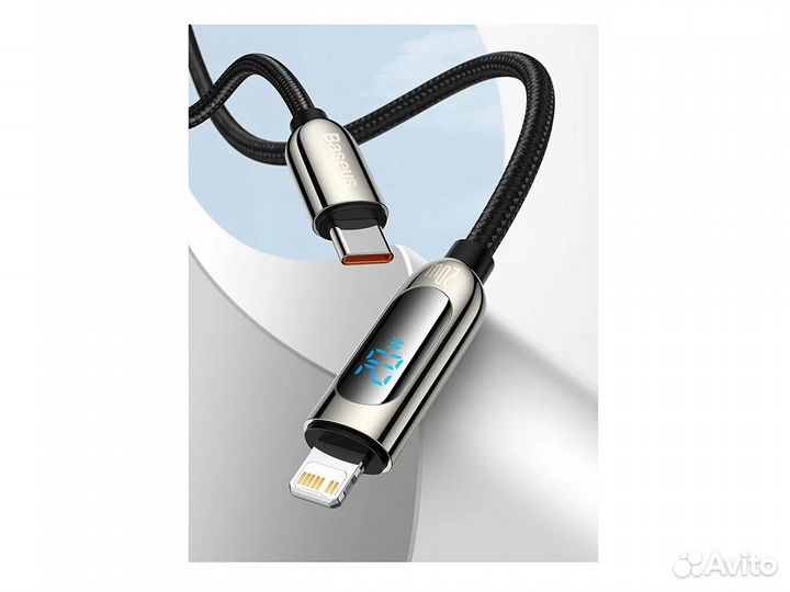 Кабель Baseus Type-C - Lightning, 2,22А, 20W, 2 м