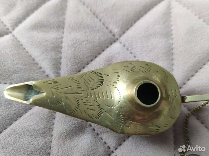 Сувенирная лампа из латуни