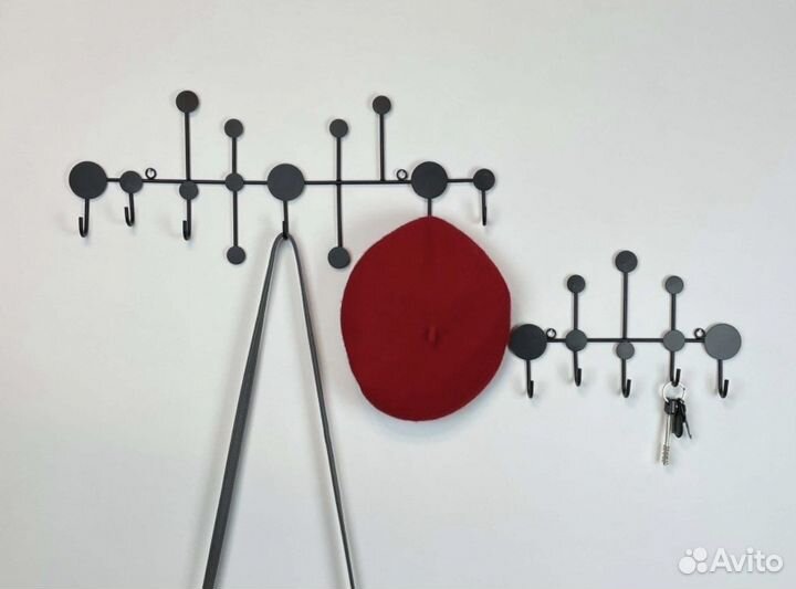 Вешалка настенная металлическая лофт