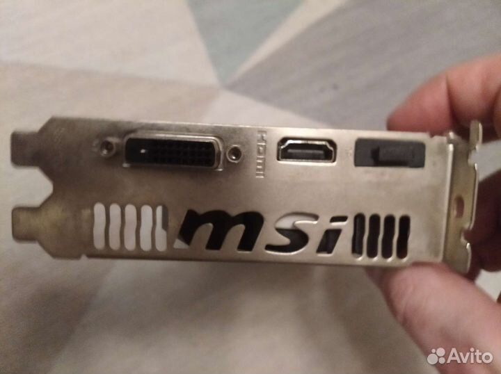 Видеокарта MSI gtx 1050