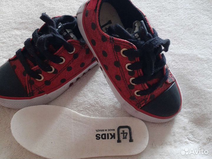 Кеды для девочки размер24-25,б/у,в отличном состоя