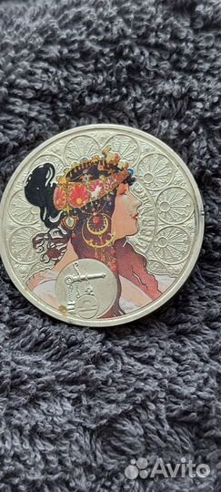 Монета серебро